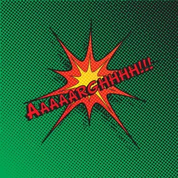 Colourful comic book style explosion vector effect Stock Illustration