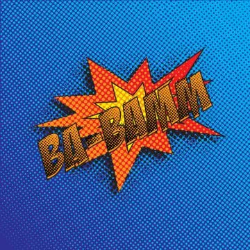 Colourful comic book style explosion vector effect Stock Illustration