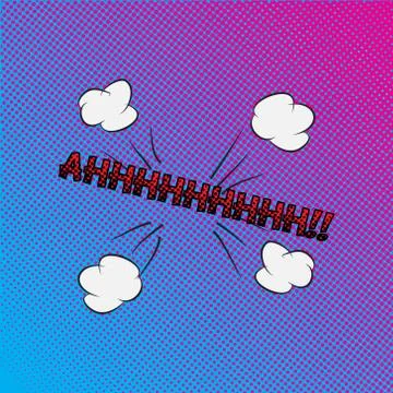 Colourful comic book style explosion vector effect Illustrazione stock