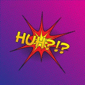 Colourful comic book style explosion vector effect Stock Illustration