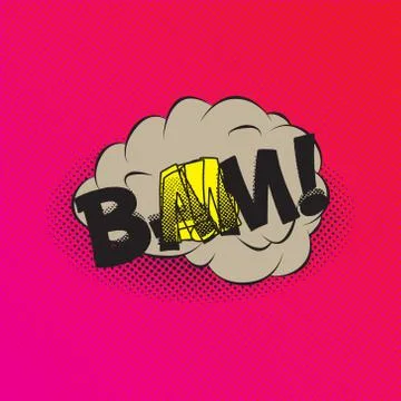 Colourful comic book style explosion vector effect イラスト素材