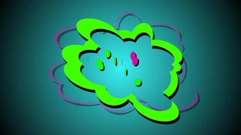 Colourful comic book style explosion design. Stock Illustration