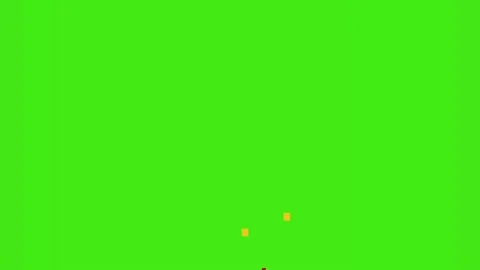 Colourful confetti explosion animation of falling on green screen. Stock Footage 227281333