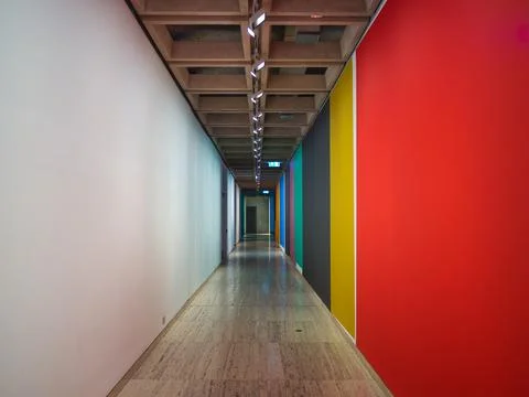 Colourful Corridor Foto stock