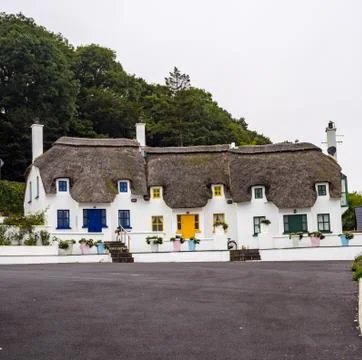 Colourful cottages Stock Photos