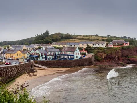 Colourful cottages Stock Photos
