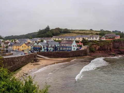 Colourful cottages Stock Photos