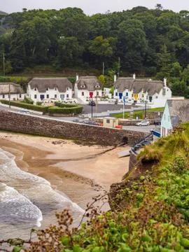 Colourful cottages Stock Photos