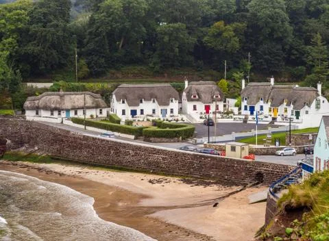 Colourful cottages Stock Photos