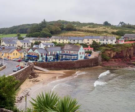 Colourful cottages Stock Photos