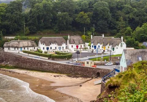 Colourful cottages Stock Photos