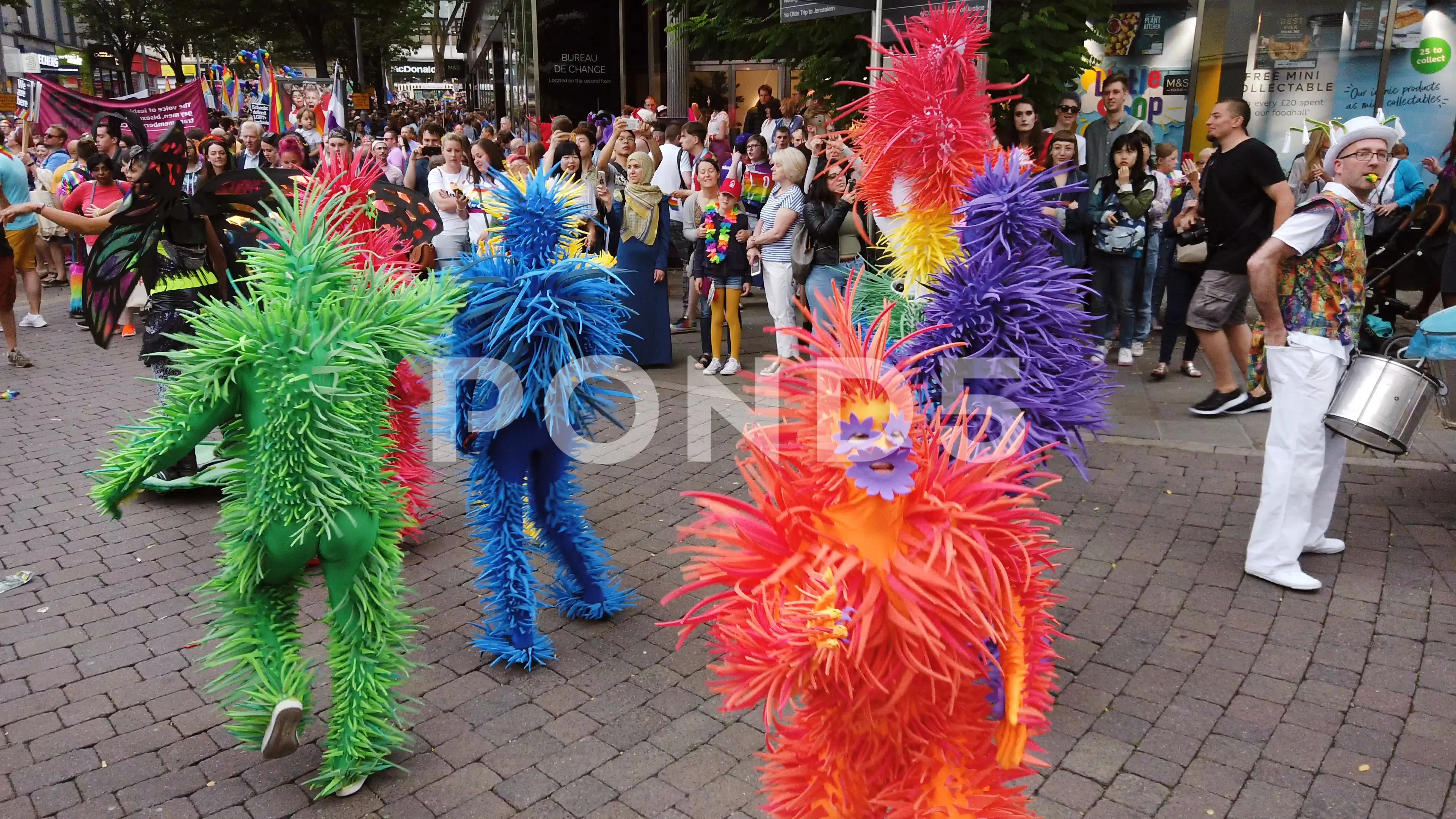 Colourful Dancers Costumes Gay Pride Not... | Stock Video | Pond5