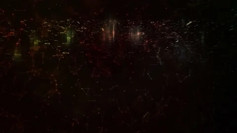 Colourful digital loop binary numbers an... | Stock Video | Pond5