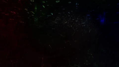 Colourful digital loop binary numbers animation backgrounds Stock Footage 334082423