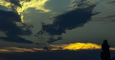 Colourful dramatic sky with cloud Stock Footage 248961726