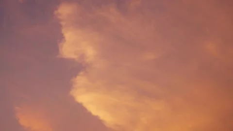 Colourful dramatic sky in evening. Stock Footage 271204036