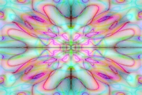 Colourful drawn pattern Colourful blue, red and green lines pattern Copyri... Stock Photos