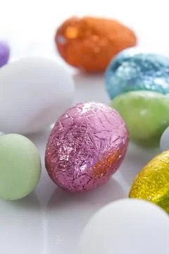 Colourful Easter Egg Candy Stock Photos