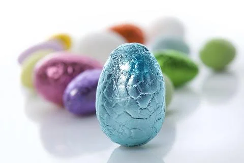 Colourful Easter Egg Candy Stock Photos