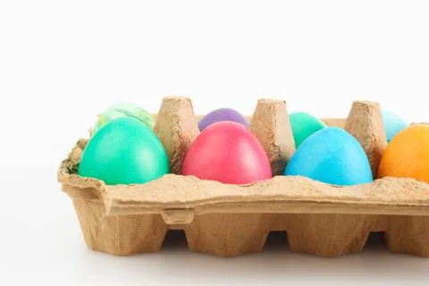 Colourful Easter eggs Stock Photos