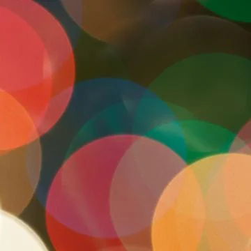 Colourful festive multi-colored circles . Defocused abstract multicolored bok 스톡 사진