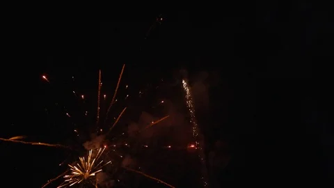 Colourful fireworks in a carnival Video stock 116720091