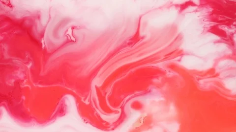 Colourful fluid art textures. Abstract paint mixing effect. Modern acrylic Stock Footage 124906404