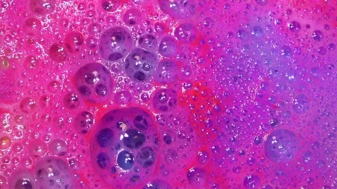 Colourful foam bath, wellness Stock Footage 107716434