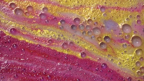 Colourful foam bath, wellness Stock Footage 107725911