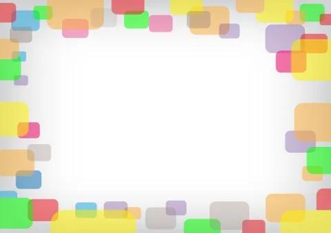 Colourful frame Stock Illustration