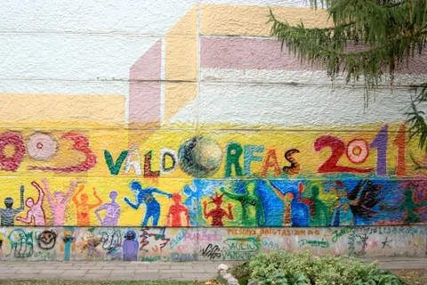 Colourful graffiti 写真素材