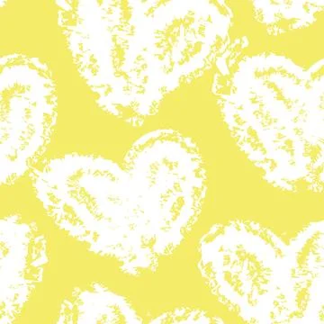 Colourful Heart shape seamless pattern design Stock Illustration