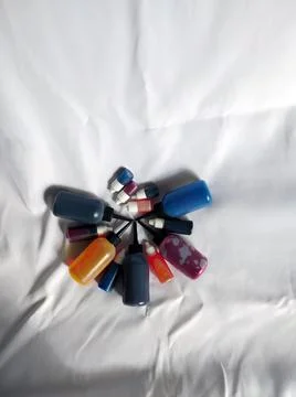 Colourful Inks For Some Ideas Stock Photos