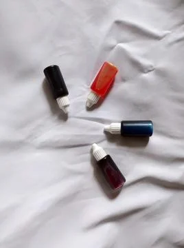 Colourful Inks For Some Ideas Stock Photos