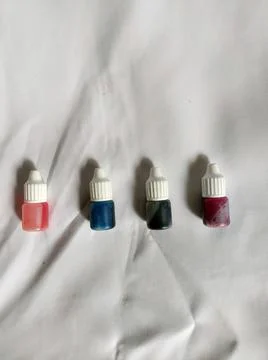 Colourful Inks For Some Ideas Stock Photos