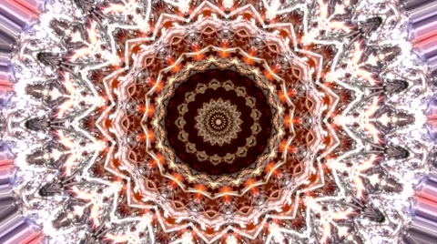 Colourful Kaleidoscope in motion Stock Footage 55756875