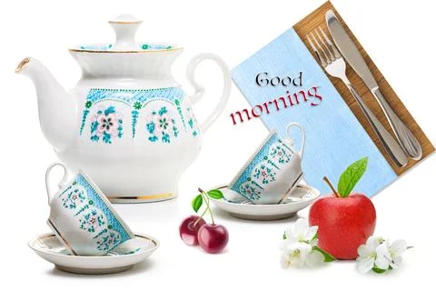 Colourful kitchen wall tile design for kitchen interior, 3D Rendering Stock Illustration