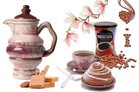 Colourful kitchen wall tile design for kitchen interior, 3D Rendering Stock Illustration