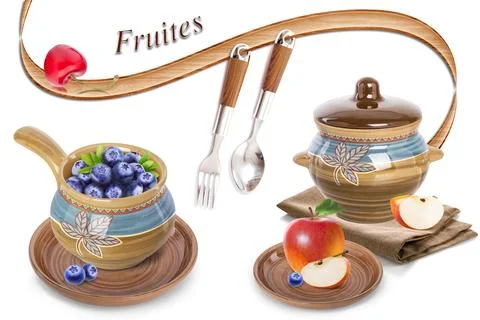 Colourful kitchen wall tile design for kitchen interior, 3D Rendering Stock Illustration