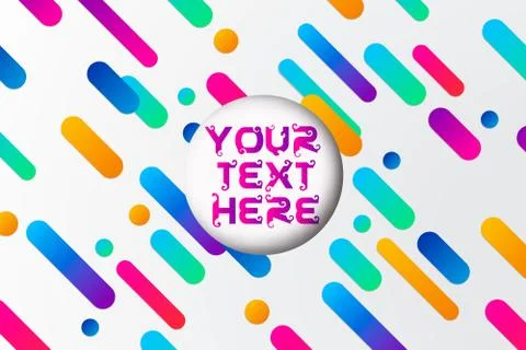 Colourful layout background Stock Illustration