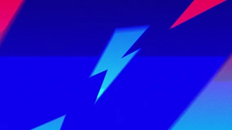 Colourful lightning flashes and wavy lines on a dark green background Stock Footage 112896269