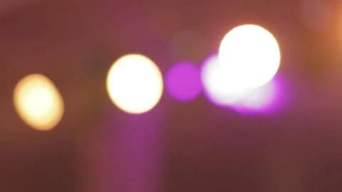 Colourful Lightning in a Wedding Hall Stock Footage 300492604