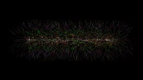 Colourful line streaks b343 Stock Footage 337887857