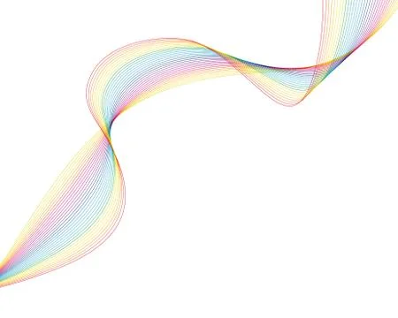 Colourful lines Stock Illustration