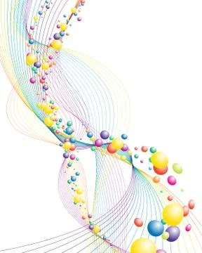 Colourful lines Stock Illustration