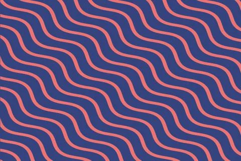 Colourful lines pattern in cute style Stock Illustration