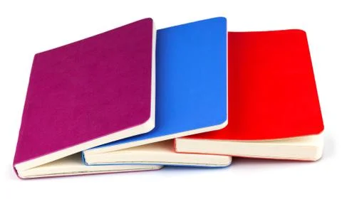 Colourful notebooks Stock Photos