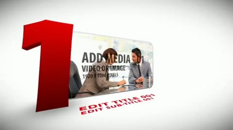 Colourful Number Sequence Modèle After Effects