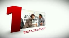 Colourful Number Sequence Stock After Effects