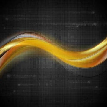 Colourful orange wave. Vector background Colourful orange wave. Vector bac... 스톡 사진